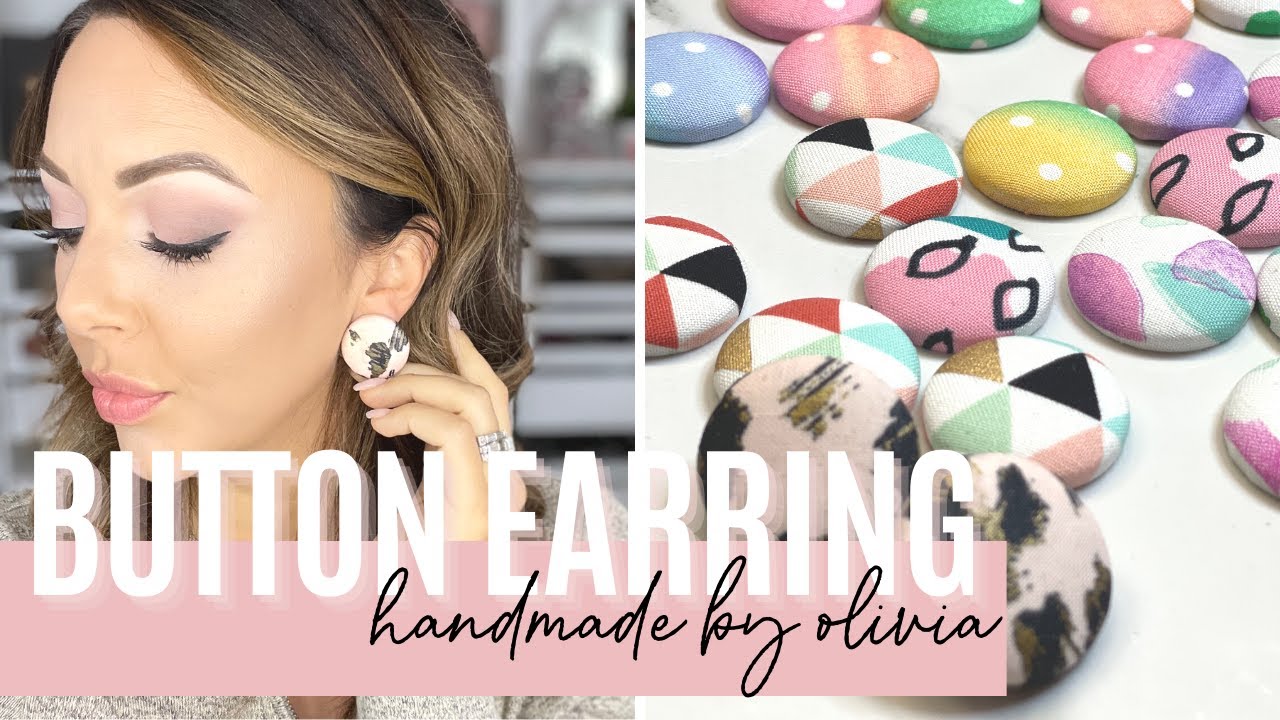 19mm Button Earring Self Cover DIY Kit 25 Pairs Kits Plus Range of Refill  Kit Sizes Make Your Own Button Earrings - Etsy